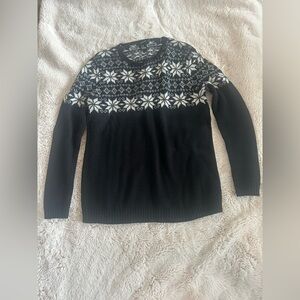 Women’s fair isle sweater. Size M.